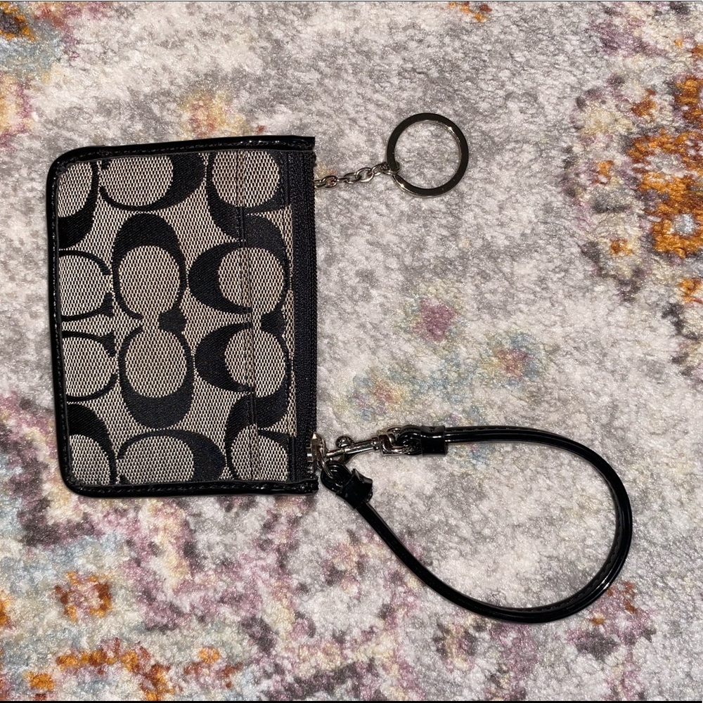 COACH card wristlet
